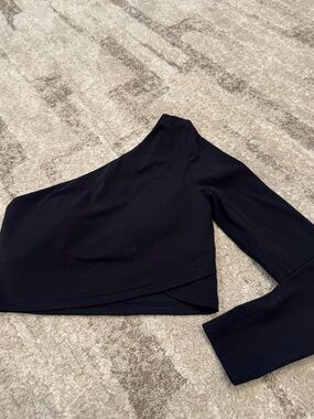 Lululemon One Sleeve Cropped Top